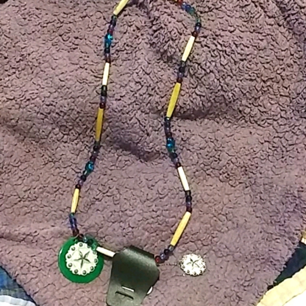 Necklace hand crafted